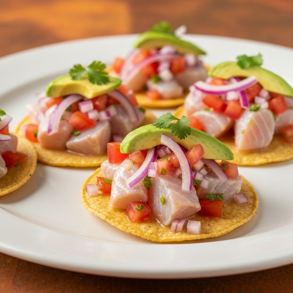 Tostadas de Ceviche (order of 3)