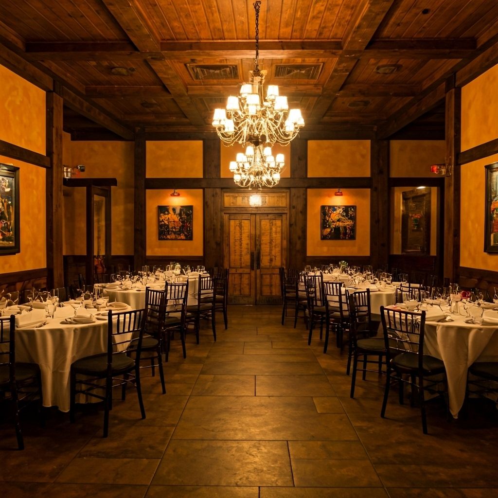 Private dining setup