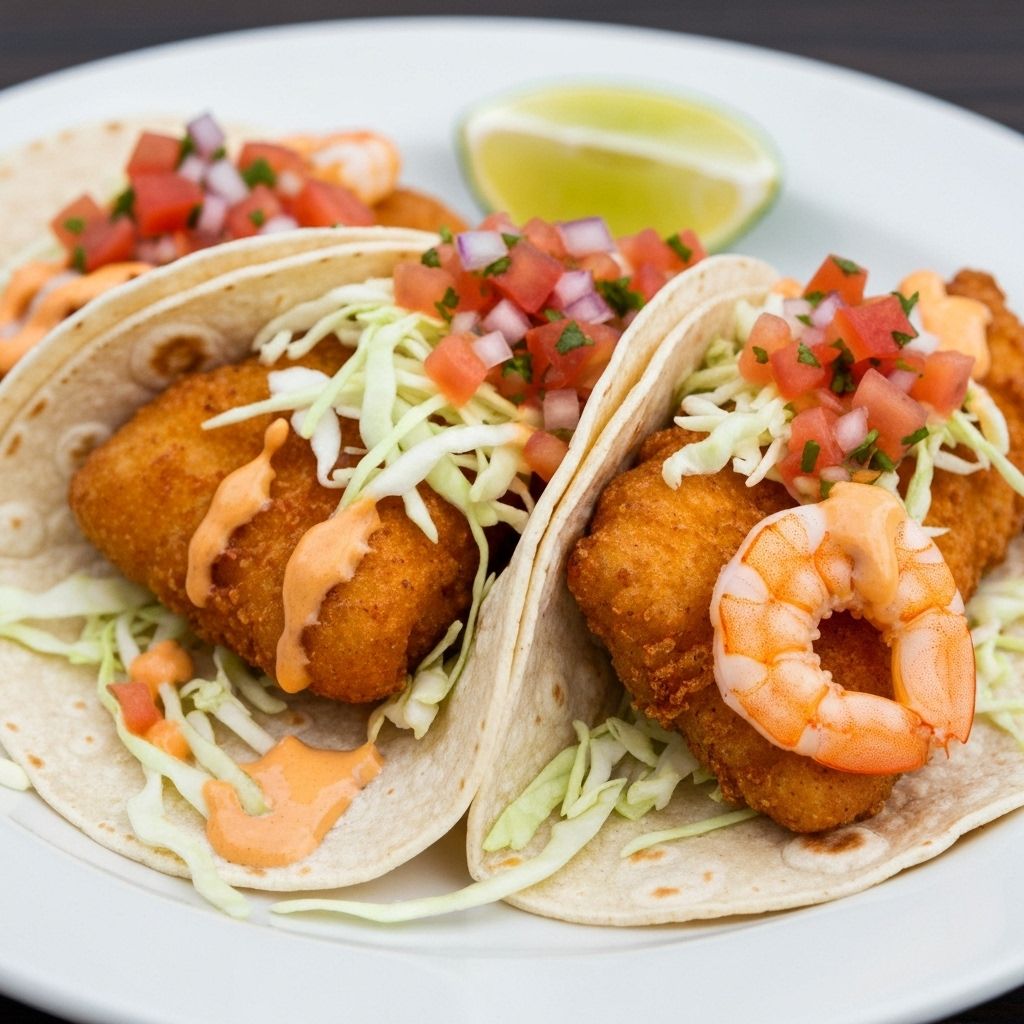 Tacos de Pescado or Camarón Tacos (2)