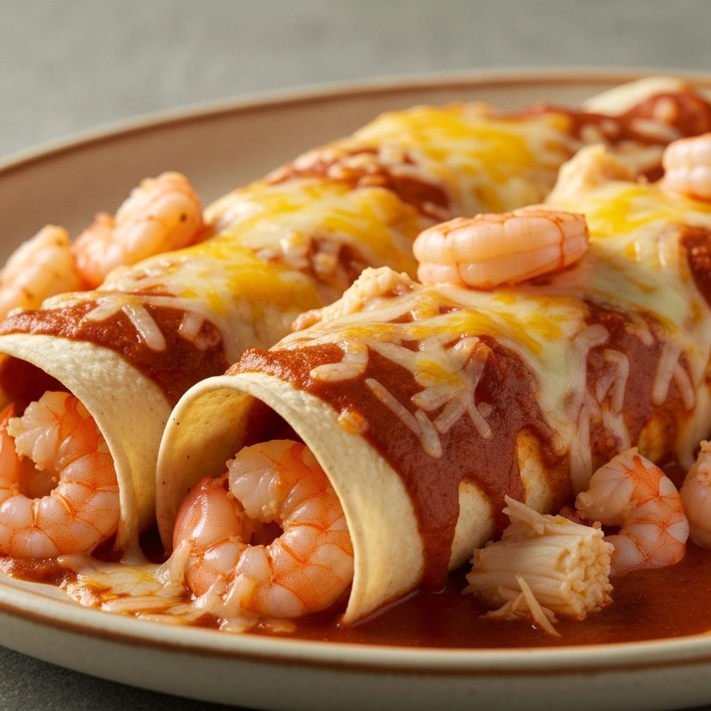 Seafood Enchiladas